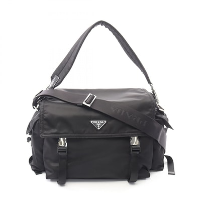 プラダ PRADA エクスプローラ Re-Nylon 2WAY ショルダーバッグ バッグ ナイロン メンズ ブラック系 2VD0822DW3F0002 【新品】
