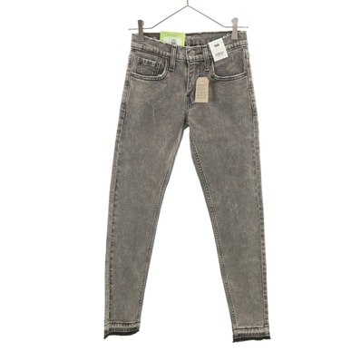 未使用 Levi's リーバイス クラッシュ加工 ストレッチ スリムデニムパンツ w26 ジーンズ ダメージ加工