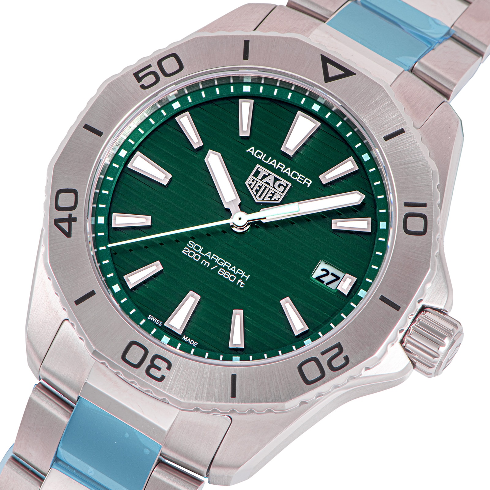 【新品】TAG HEUER タグホイヤー アクアレーサー プロフェッショナル200 ソーラーグラフ WBP1115.BA0000 保証書2026年 ステンレススチール【中古】