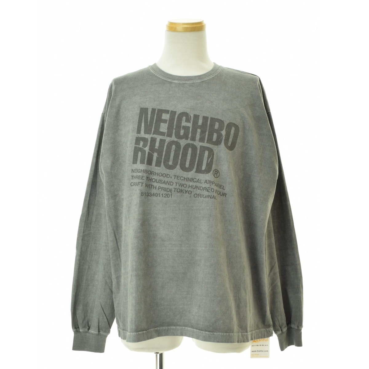 NEIGHBORHOOD NH . Tee LS-11 "Gray"