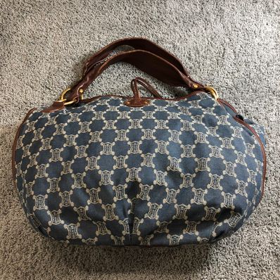 セリーヌ デニム 総柄 トートバッグ