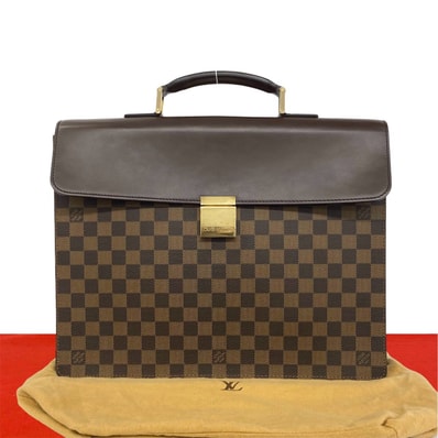 LOUIS VUITTON ルイヴィトン アルトナ PM ダミエ レザー PVC ビジネスバッグ ブラウン
29821