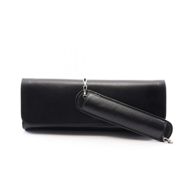 バレンシアガ BALENCIAGA ショルダーバッグ バッグ レザー レディース ブラック系 【中古】
