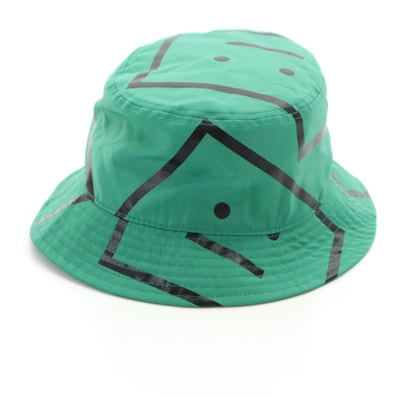 ACNE STUDIOS アクネストゥディオズ フェイスロゴ バケット ハット 59 緑 帽子 FA-UX-HATS000039