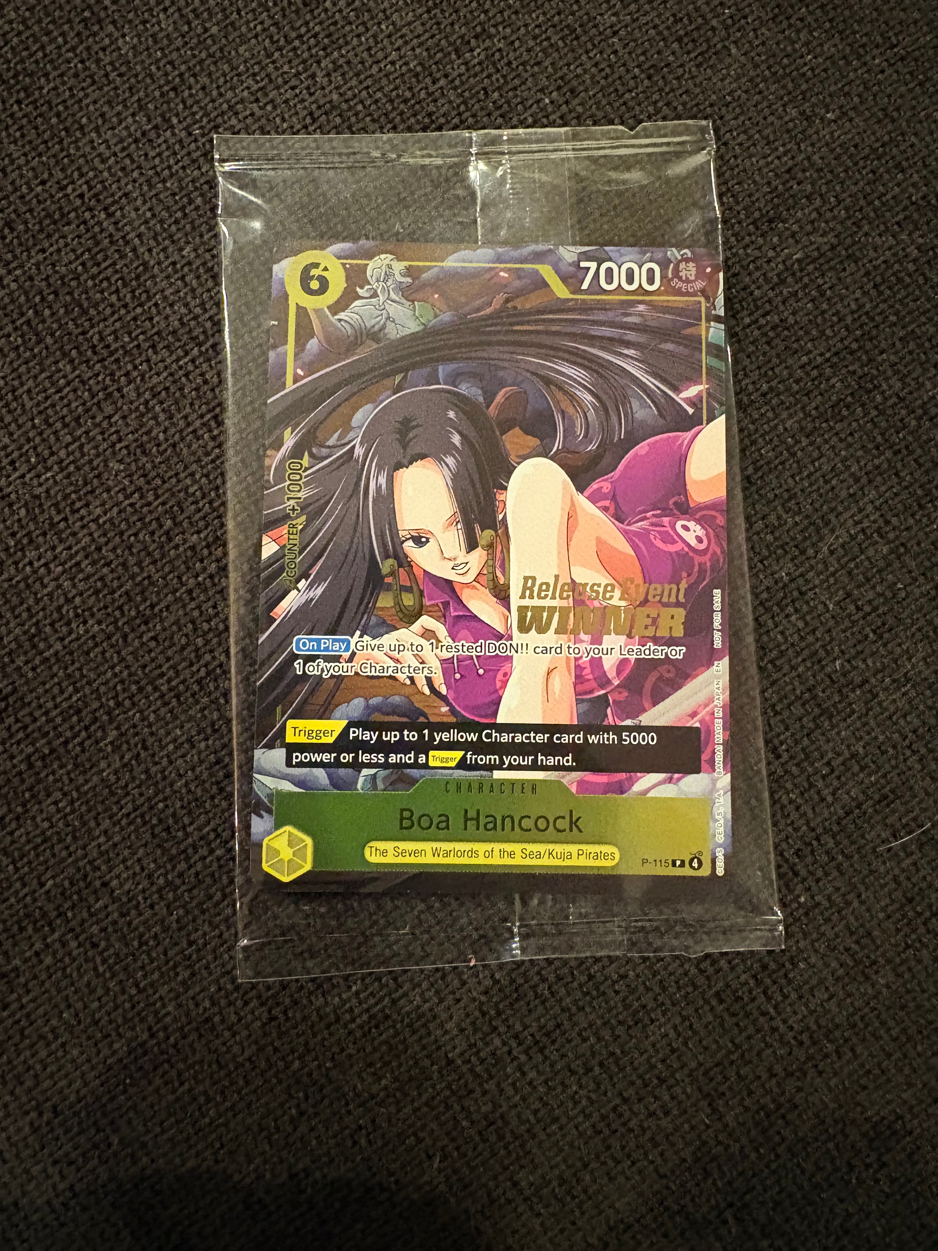 ボア・ハンコック P :優勝記念品 [P-115]【英語版】(プロモーションカード「OP15-EB04 リリースイベント」)
