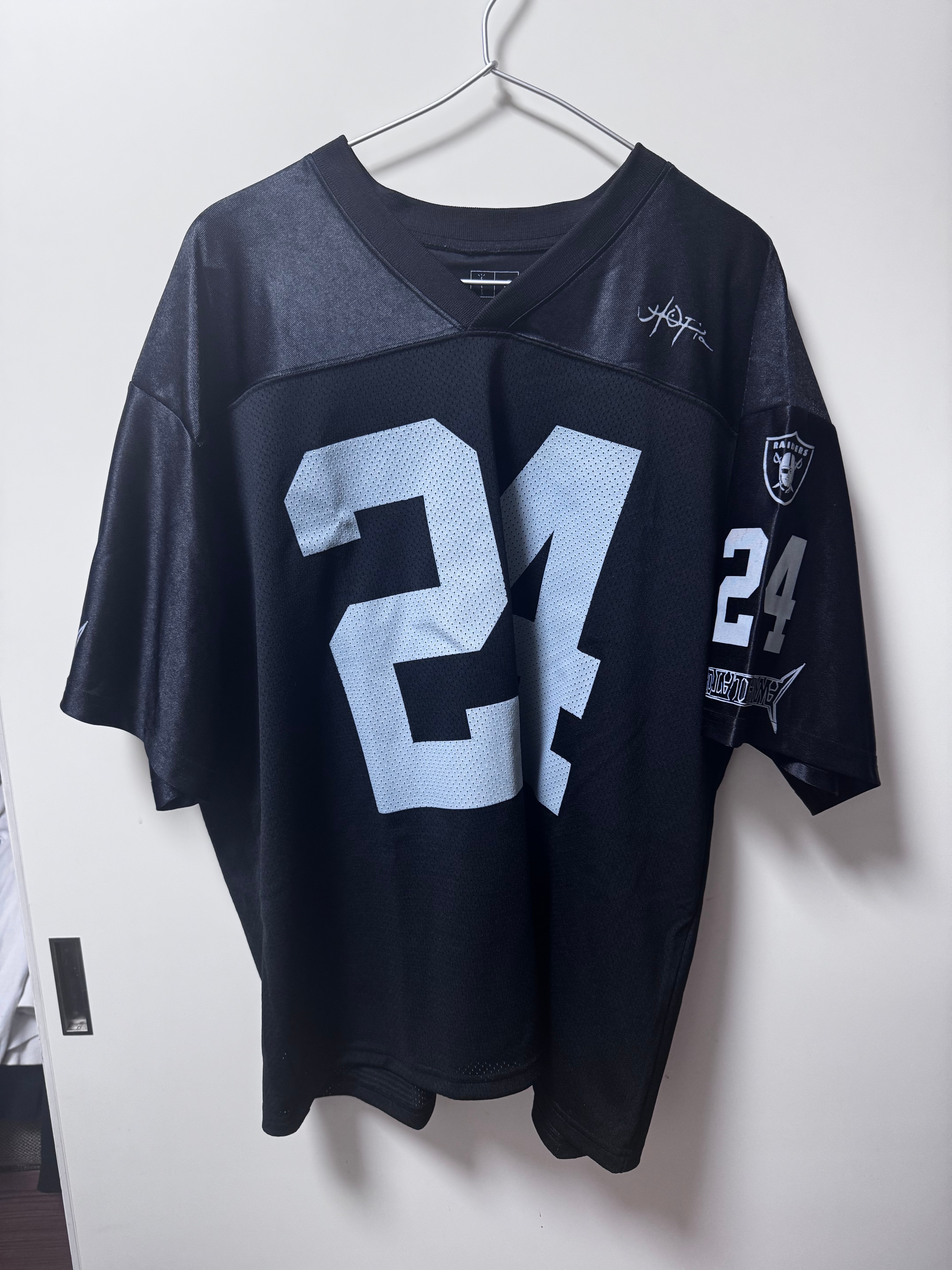 Travis Scott Cactus Jack x NFL x Las Vegas Raiders Jersey "Black"