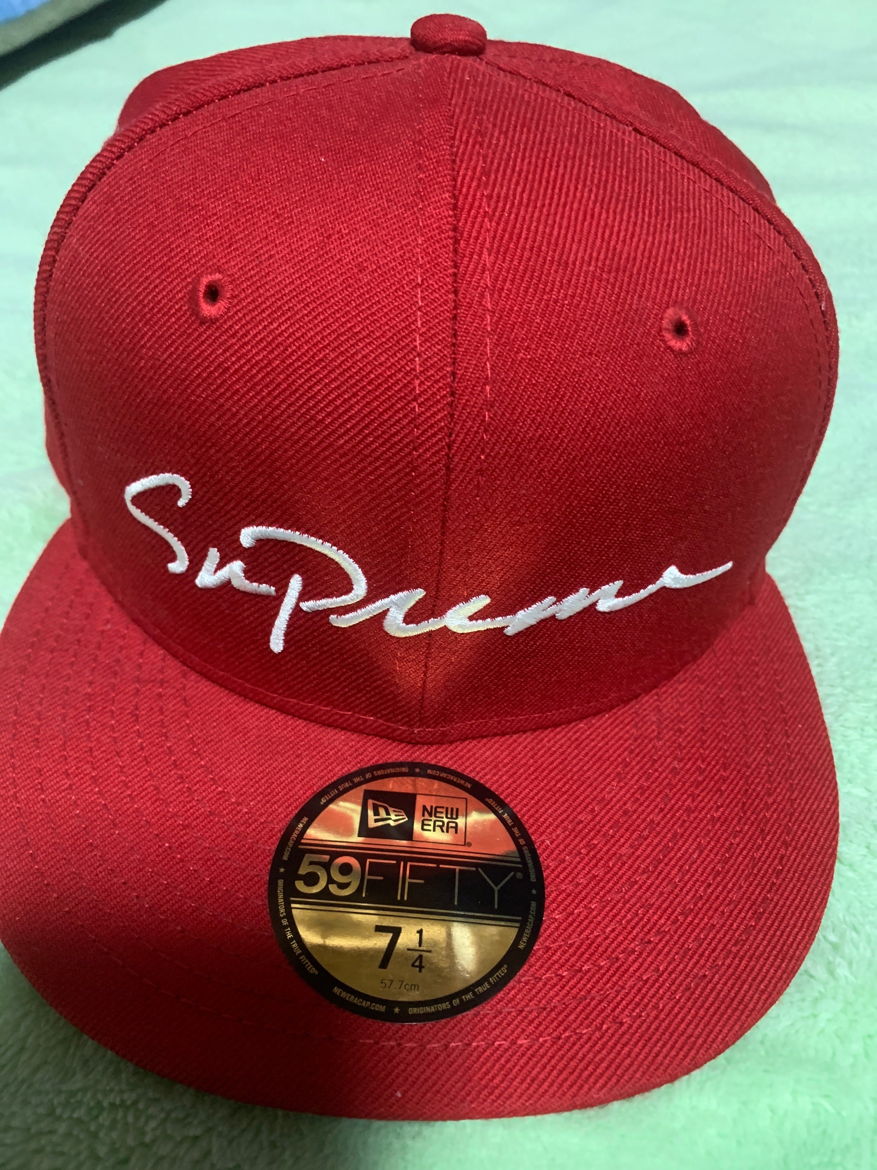 Supreme Classic Script New Era "Red"