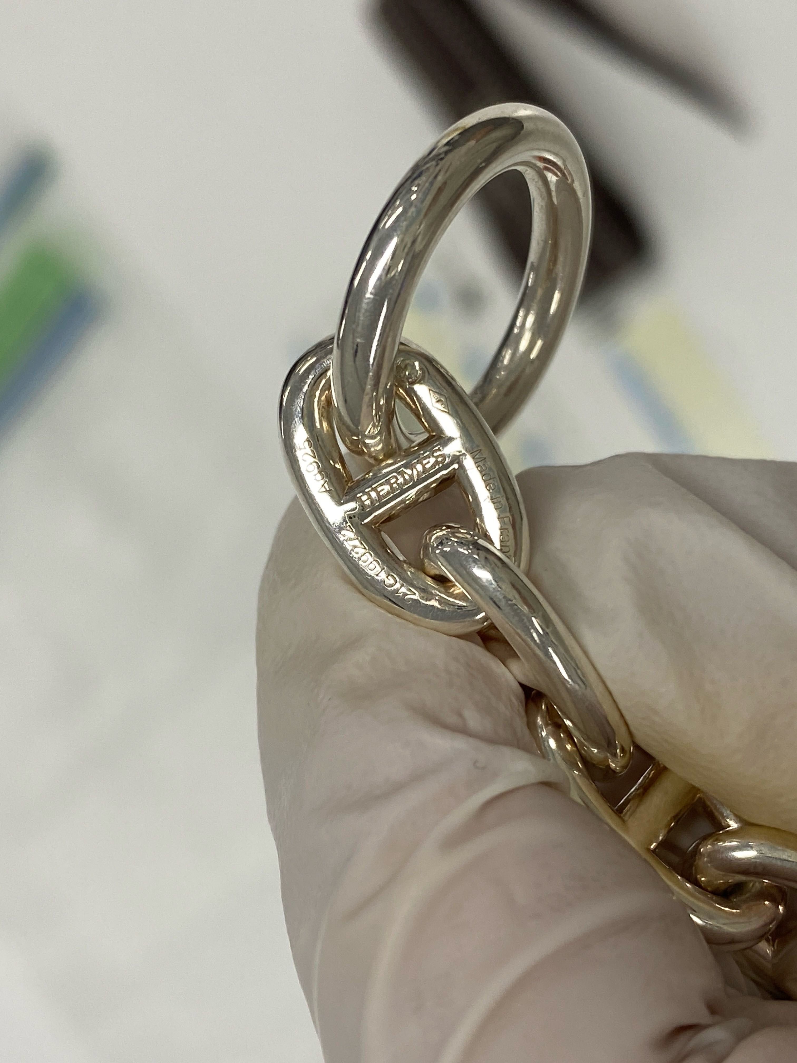 Hermes Chaine D'ancre MM Bracelet "Silver"