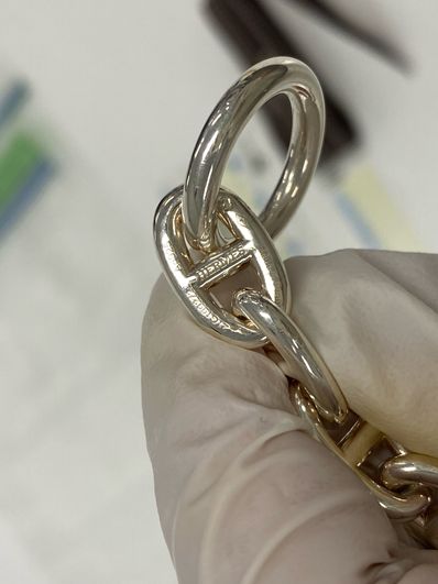 Hermes Chaine D'ancre MM Bracelet "Silver"
