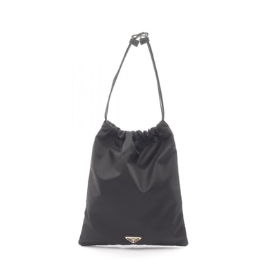 プラダ PRADA TESSUTO 巾着 ポーチ バッグ ナイロン レディース ブラック系 1NK0012HG6F0002 【新品】