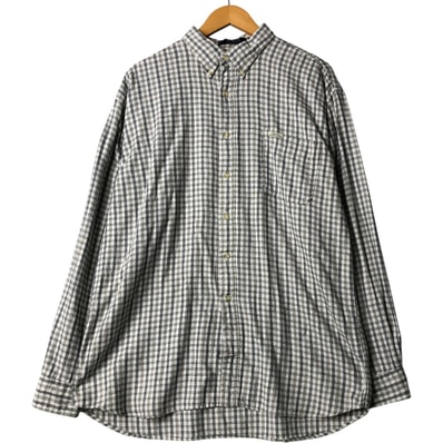 古着 ラルフローレン Ralph Lauren CHAPS チャップス 長袖 ボタンダウン ライトネルチェックシャツ メンズL相当/eaa587102