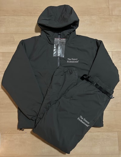 ENNOY Stylistshibutsu Padded Nylon Set Up "Gray" (26SS)