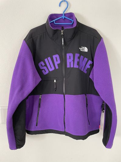 Supreme x The North Face Arc Logo Denali Fleece Jacket "Purple"