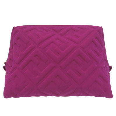 フェンディ ズッカ柄 8N0171 ビューティー ポーチ FFロ