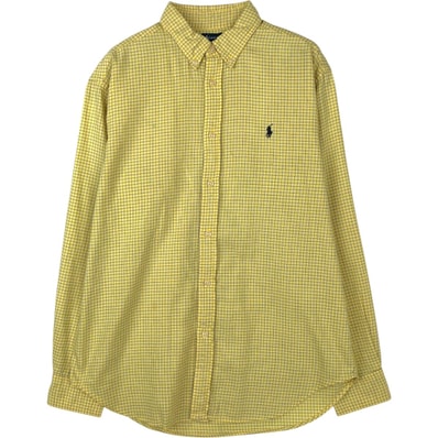 古着 ラルフローレン Ralph Lauren 長袖 ボタンダウンチェックシャツ レディースL相当/eaa618355