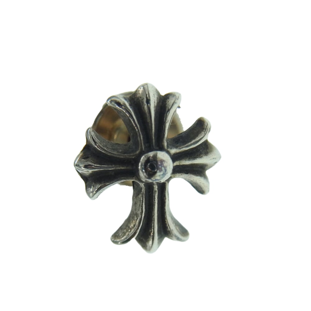 CHROME HEARTS クロムハーツ(原本有) ピアス No2 CH CRS CHクロス スタッド クロス シルバー ピアス シルバー系【中古】
