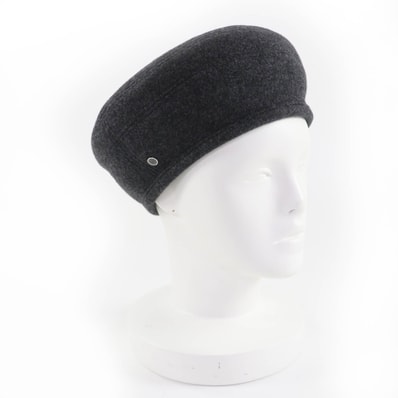 未使用品 エルメス ベレー帽 サントノーレ グレー レディース 56