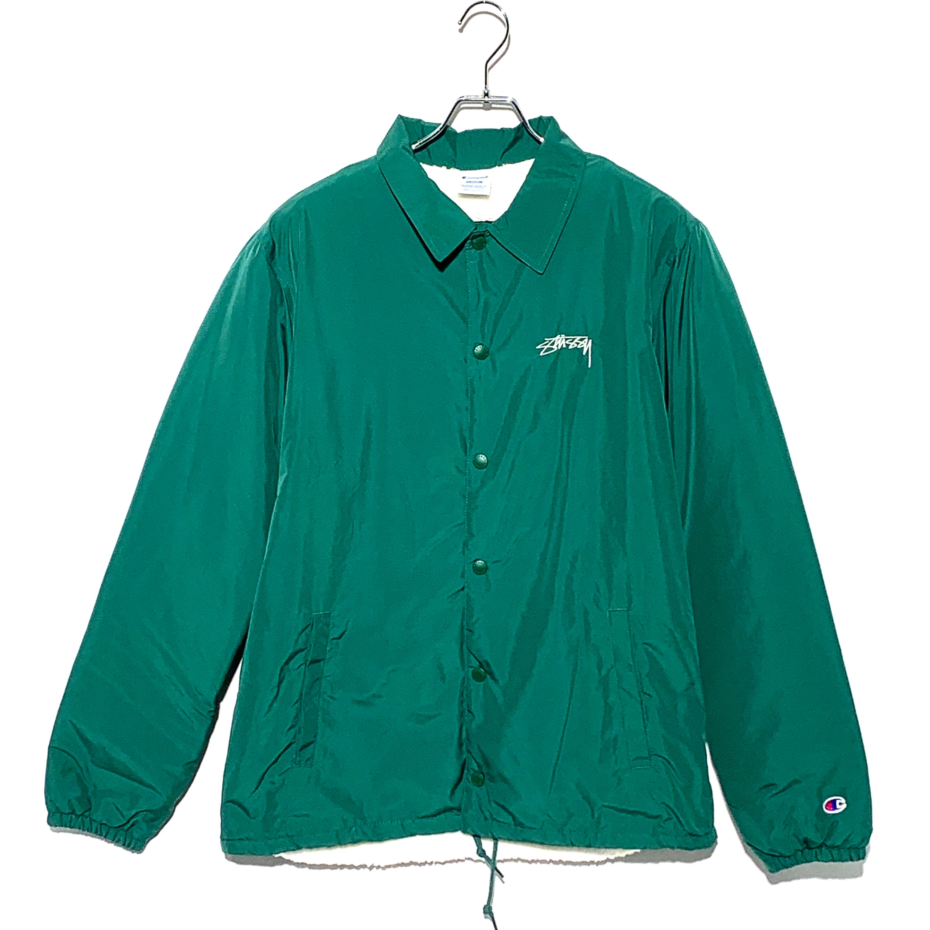 STUSSY CHAMPION BOA COACH JACKET Green
