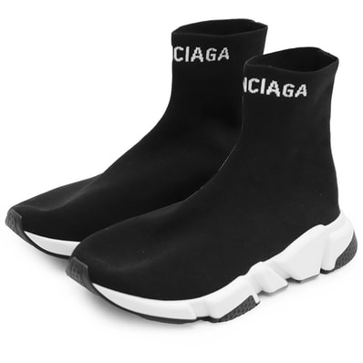 SALE【未使用】BALENCIAGA バレンシアガ ソックスニーカー サイズ 42 メンズ シューズ 靴 箱・袋付属 ブラック 黒 イタリア製