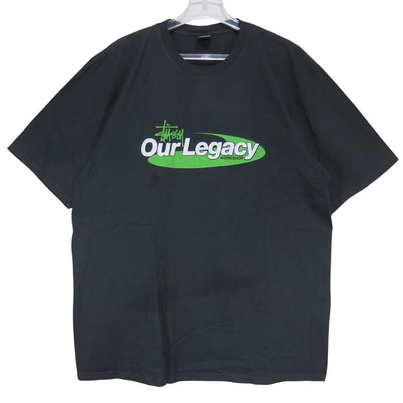 Stussy x Our Legacy Work Shop Swirl Tee Pigment Dyed "Black"