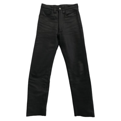 The REAL McCOY'S ザリアルマッコイズ パンツ BUCO ブコ ホースハイド レザー パンツ ブラック系 30【中古】