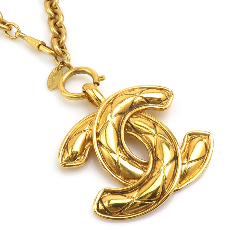 シャネル CHANEL ネックレス ココマーク メタル ゴールド レディース【中古】 e61571a