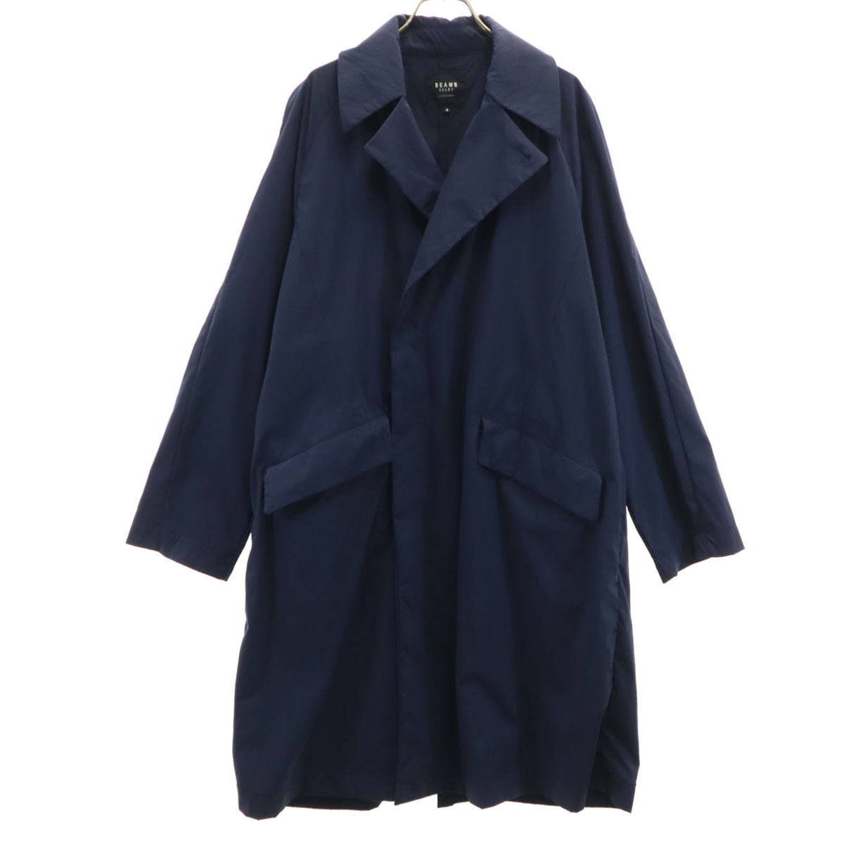 BEAMS HEART ビームスハート ロングコート M ネイビー
