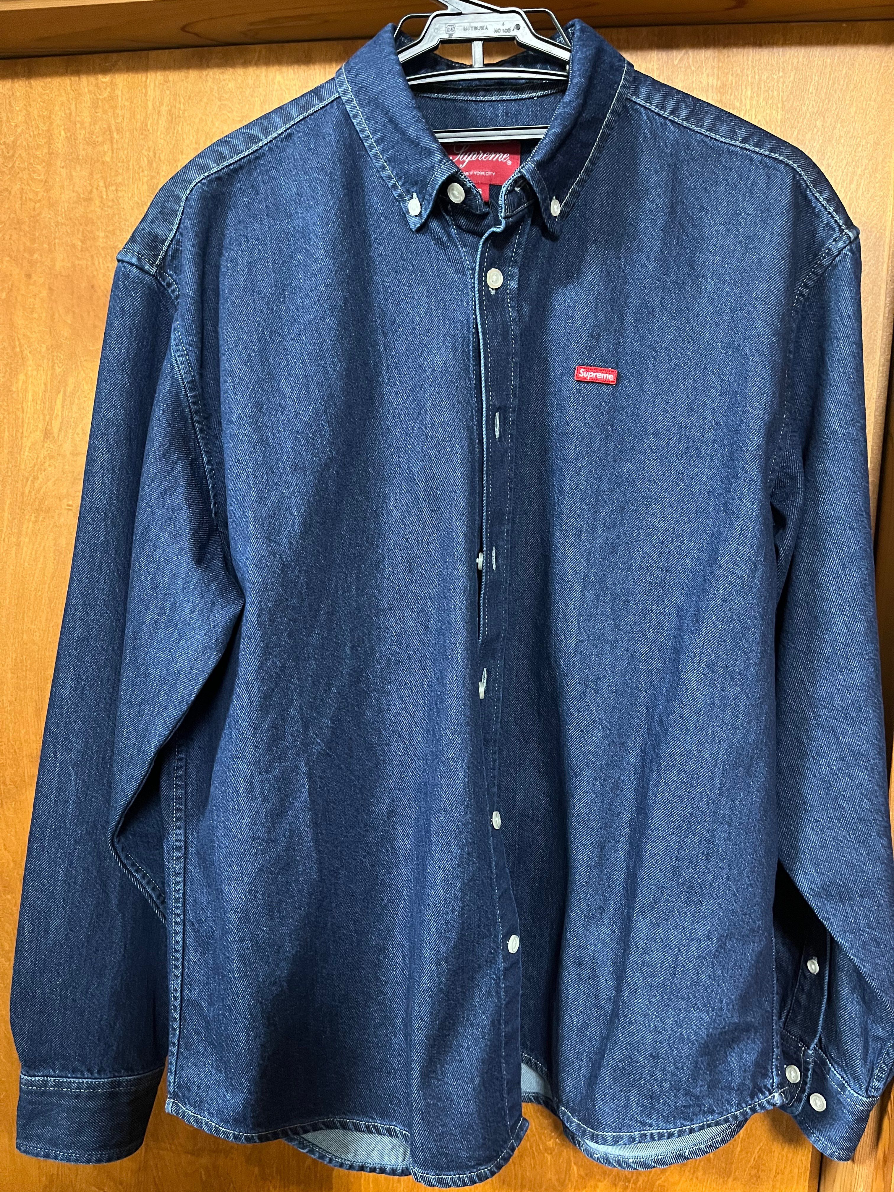 Supreme Small Box Shirt "Denim" (22FW)