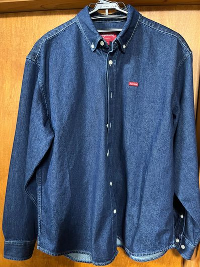 Supreme Small Box Shirt "Denim" (22FW)