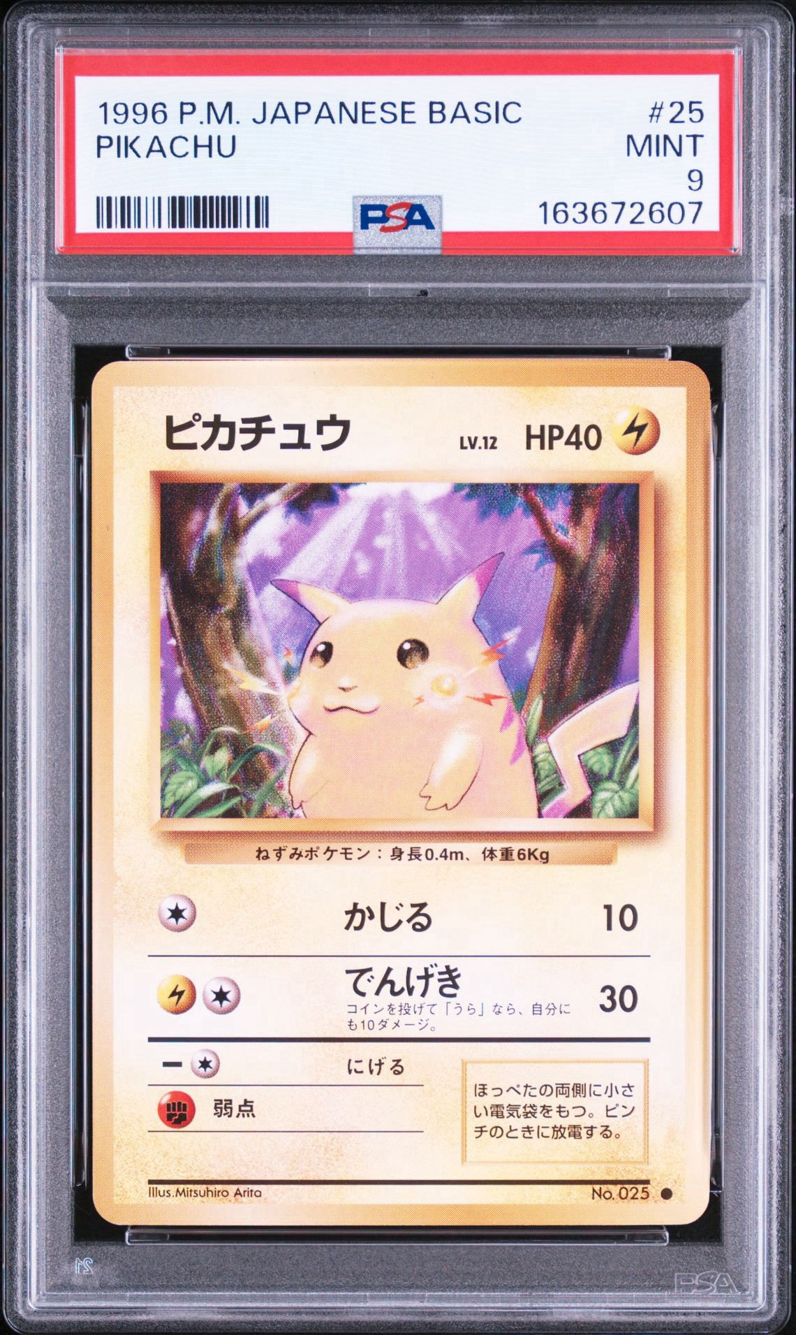 PSA10】ピカチュウ ○ : 旧裏 [PMCG1-2](拡張パック