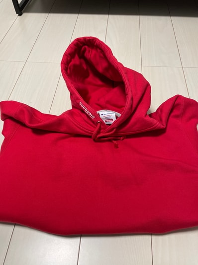 Supreme Champion Hooded Sweatshirt "Red"