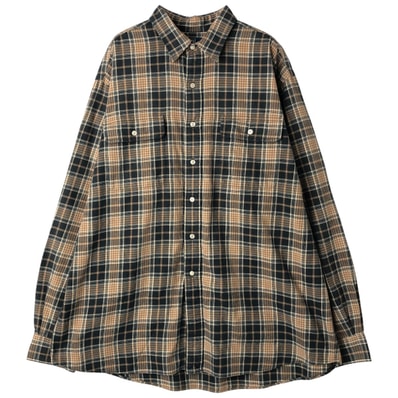 古着 ラルフローレン Ralph Lauren WHITFIELD 長袖 ライトネルチェックシャツ メンズXL相当/eaa608122