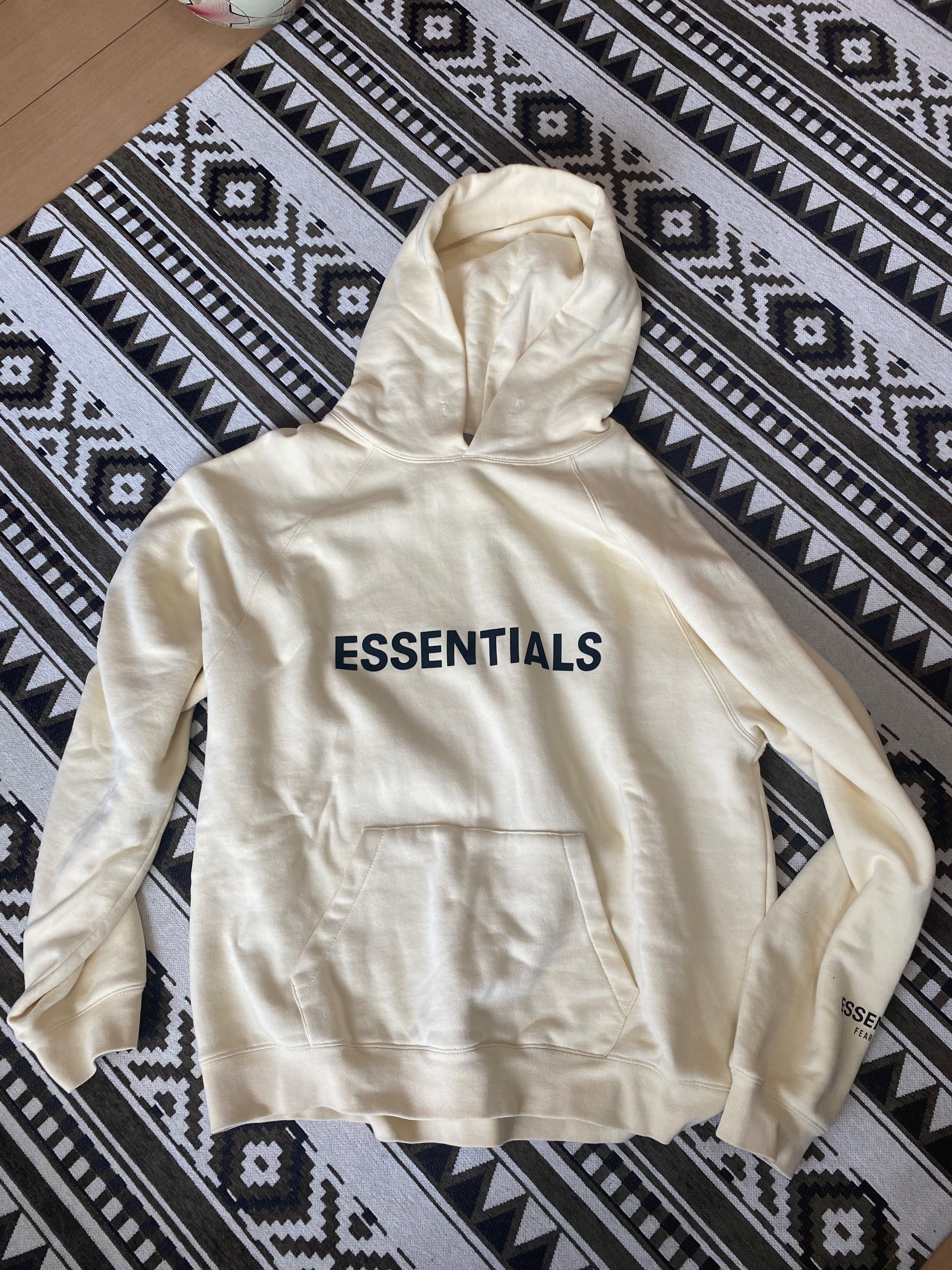 FEAR OF GOD ESSENTIALS Pull-Over Hoodie "Butter cream"