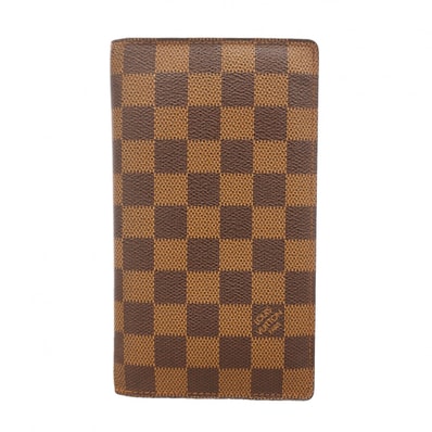 【6gc2994】ルイヴィトン 長札入れ ダミエ ポルトシェキエカルトクレディ N62226 エベヌ【中古】メンズ レディース ユニセックス