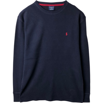 古着 ラルフローレン Ralph Lauren POLO RALPH LAUREN SLEEPWEAR サーマルロンT ワッフル メンズXL相当/eaa632194