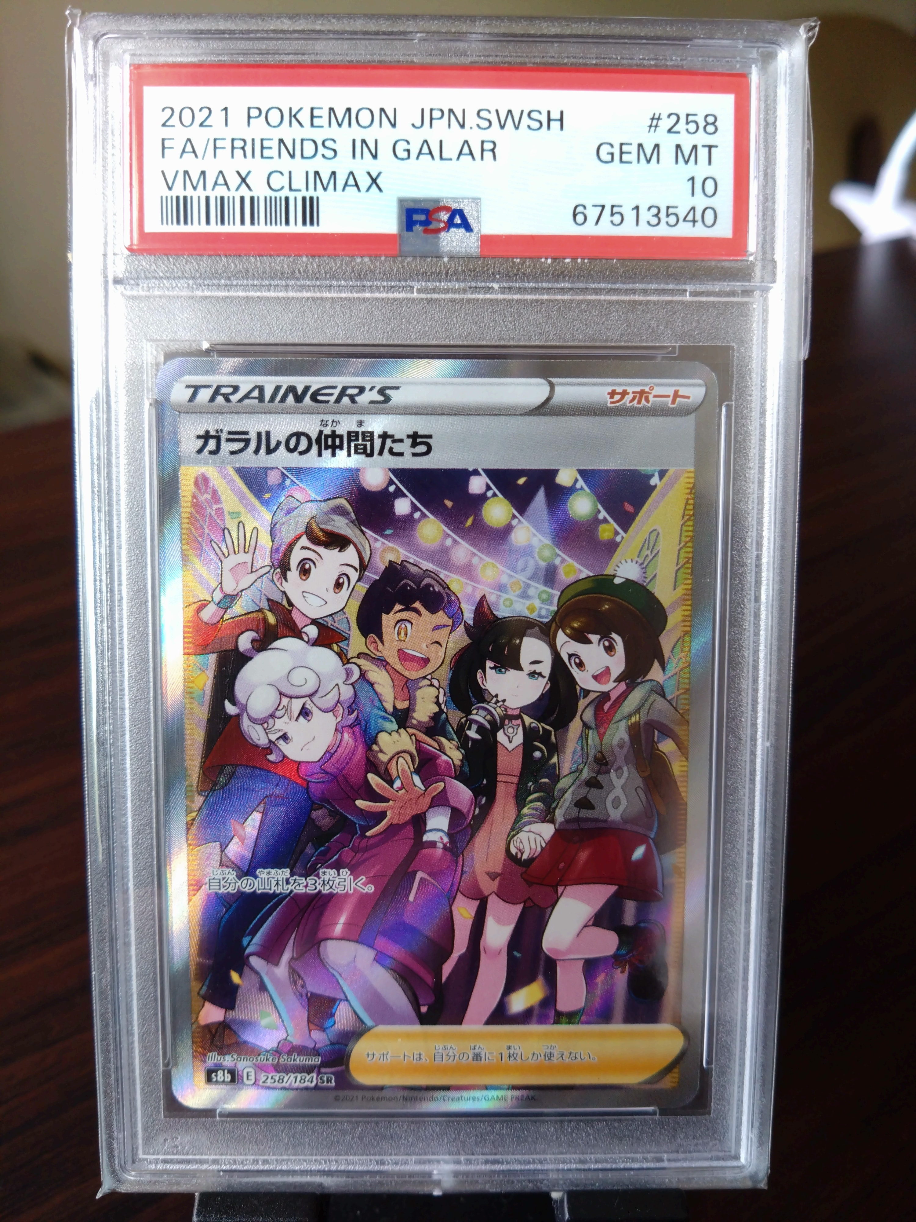 ガラルの仲間たち SR[S8b 258/184](ハイクラスパック「VMAXクライマックス」)