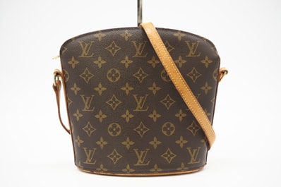 LOUIS VUITTON ルイ・ヴィトン モノグラム ドルーオ M51290 ショルダーバッグ ブラウン コーティングキャンバス レディース
