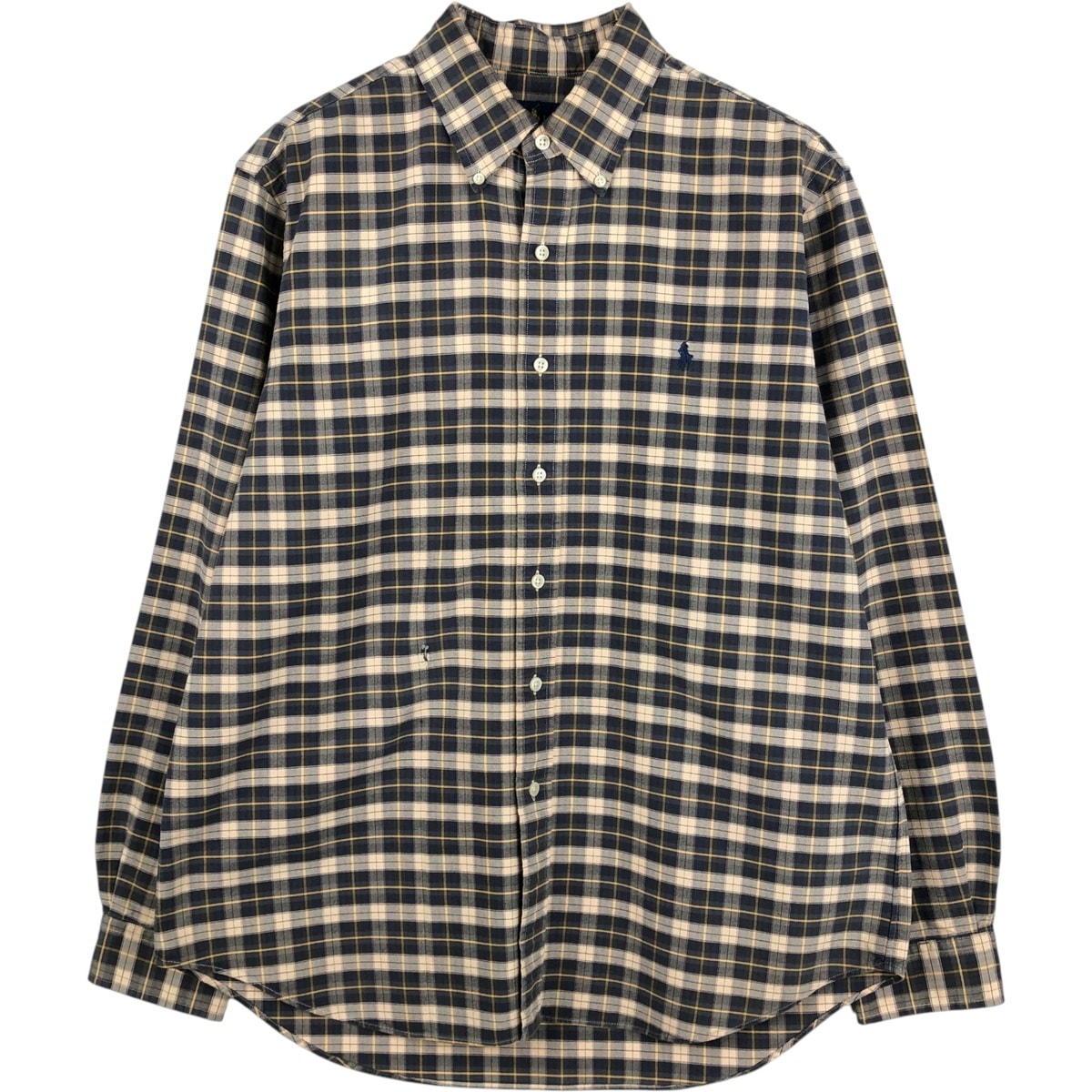 古着 ラルフローレン Ralph Lauren 長袖 ボタンダウンチェックシャツ メンズL相当/eaa669078