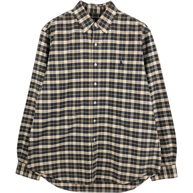 古着 ラルフローレン Ralph Lauren 長袖 ボタンダウンチェックシャツ メンズL相当/eaa669078