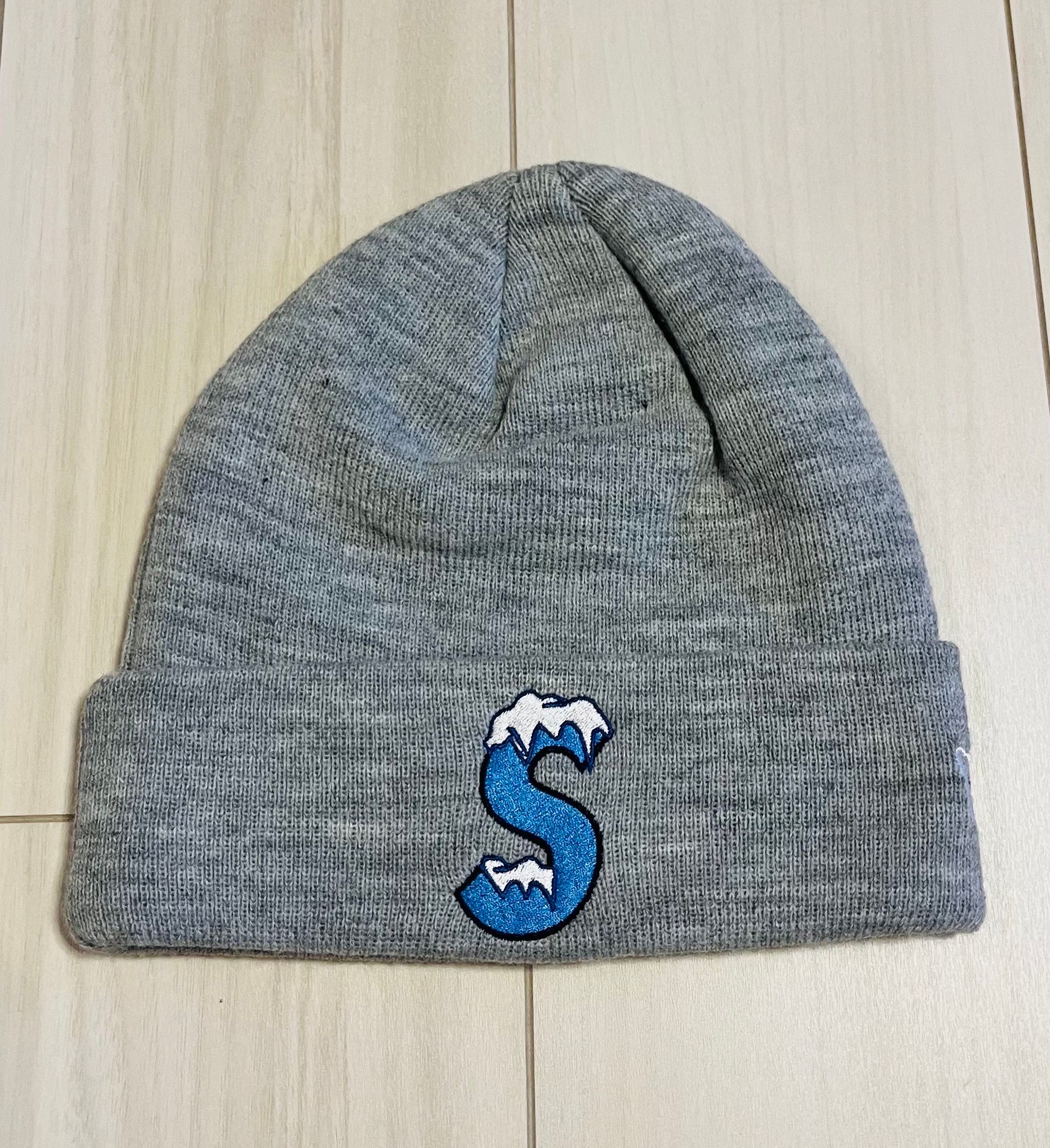 Supreme New Era S Logo Beanie "Heather Grey" (20FW)