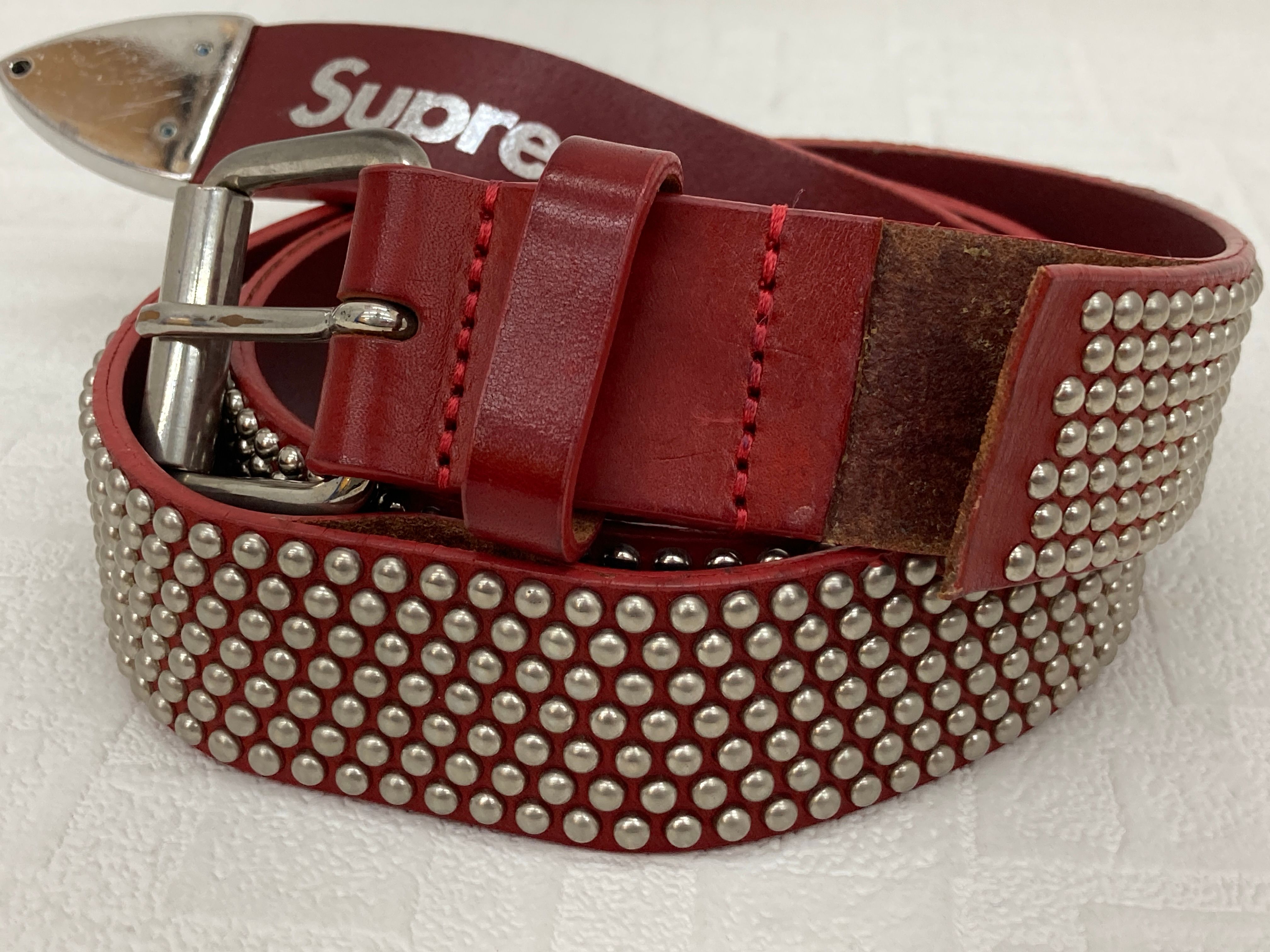 Suprem スタッズベルト L/XL