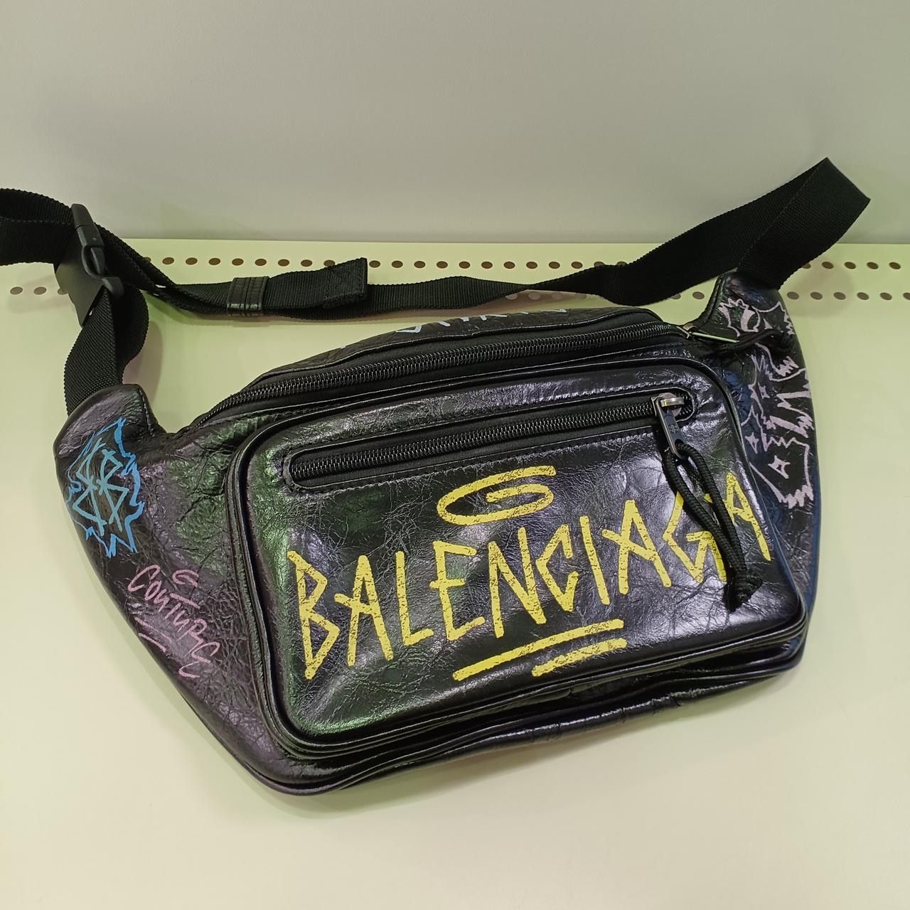 BALENCIAGA Explorer Graffiti Belt Bag