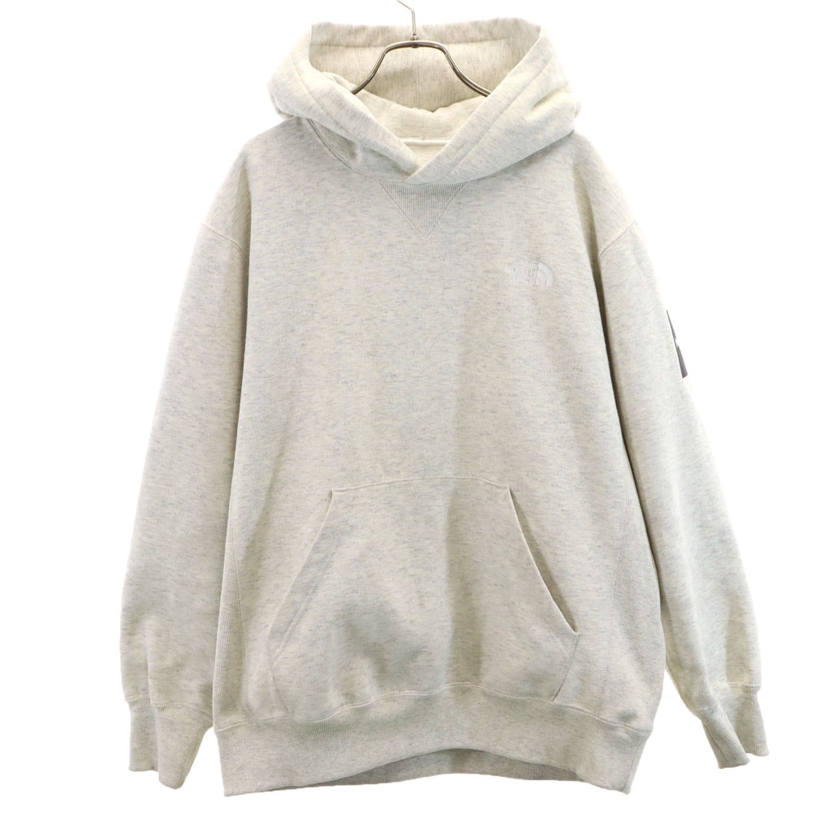 THE NORTH FACE ノースフェイス 長袖 スウェットパーカー XL グレー NT61835 アウトドア 裏起毛