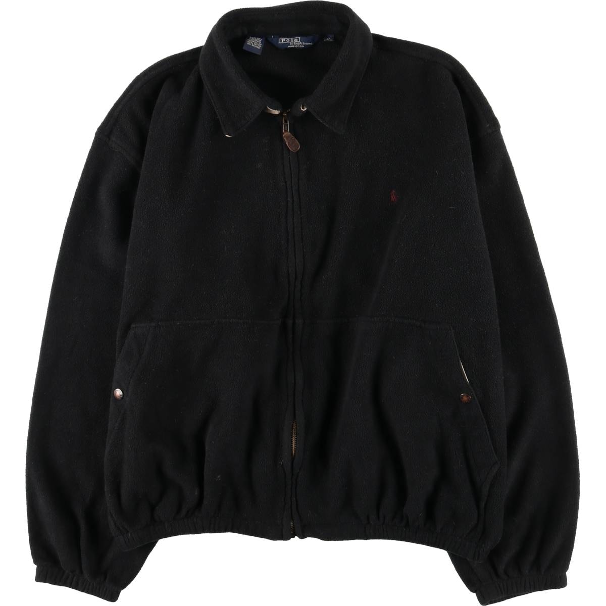 古着 90年代 ラルフローレン Ralph Lauren POLO by Ralph Lauren スイングトップタイプ フリースジャケット USA製 メンズXL相当/eaa614927