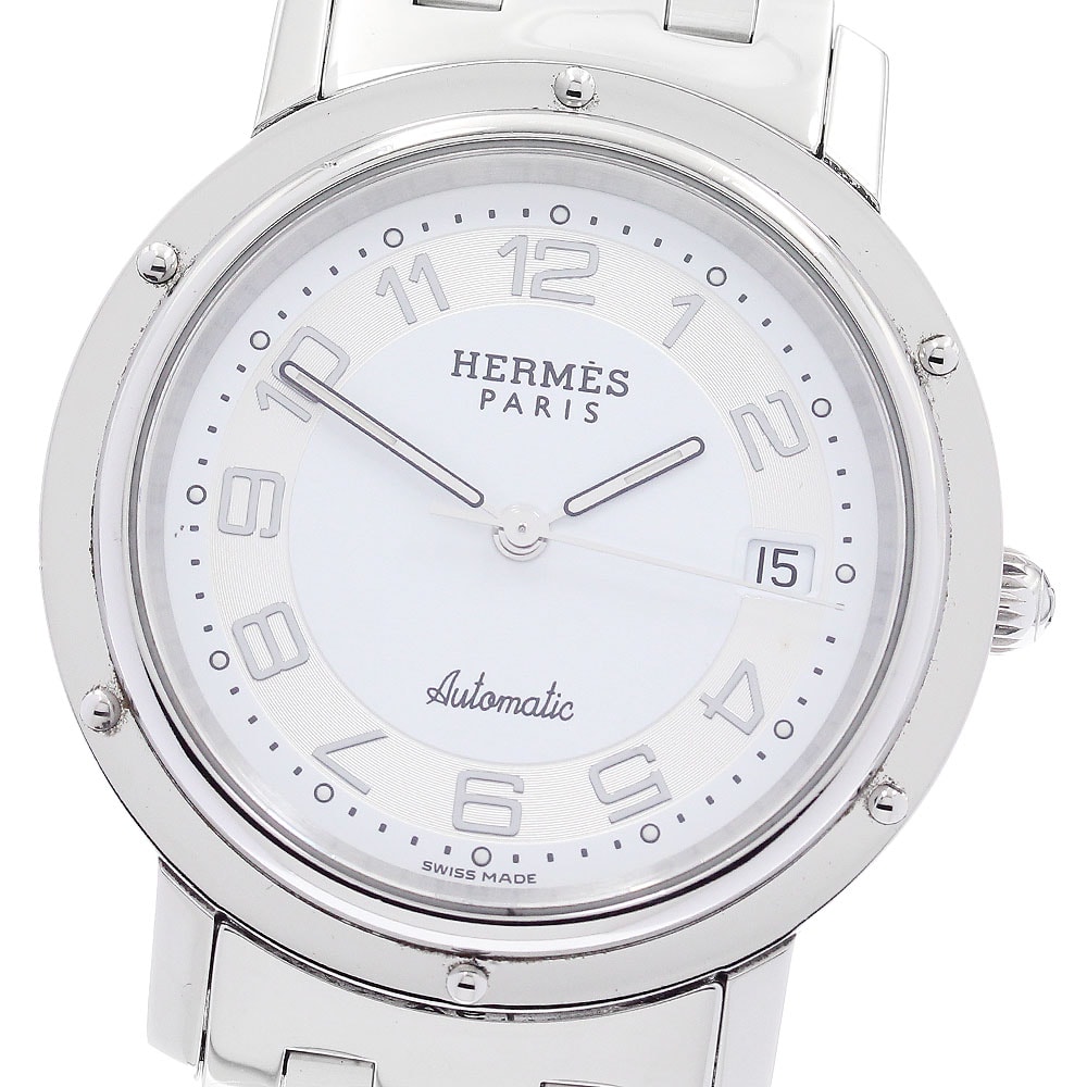 ☆良品 ★保 エルメス クリッパー デイト CL1.810 メンズ 【中古】