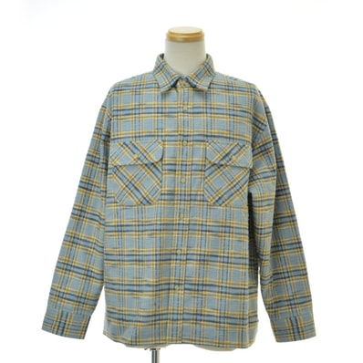 BoTT Quilted Flannel Shirt "Blue"