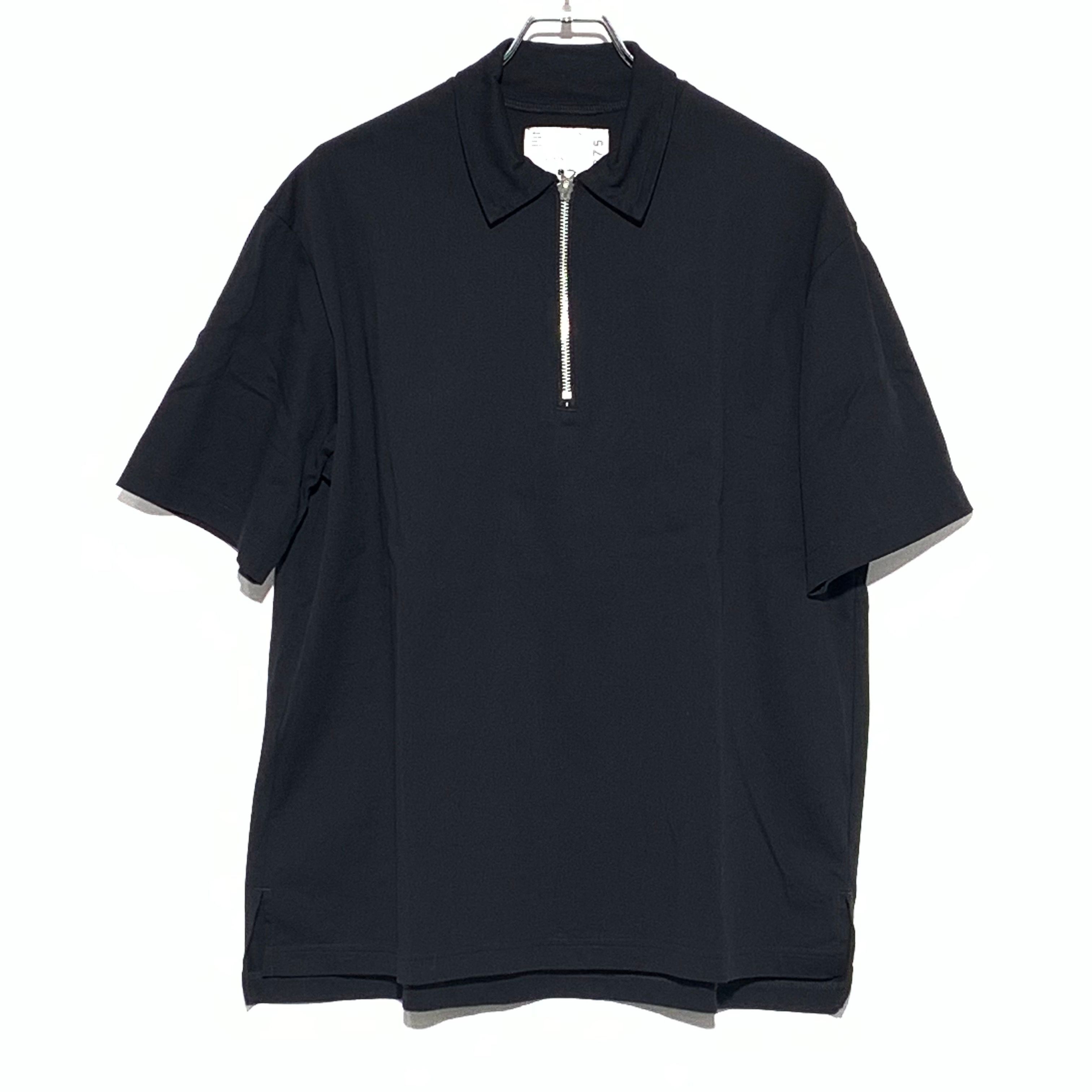 Sacai Cotton Jersey Pullover Black