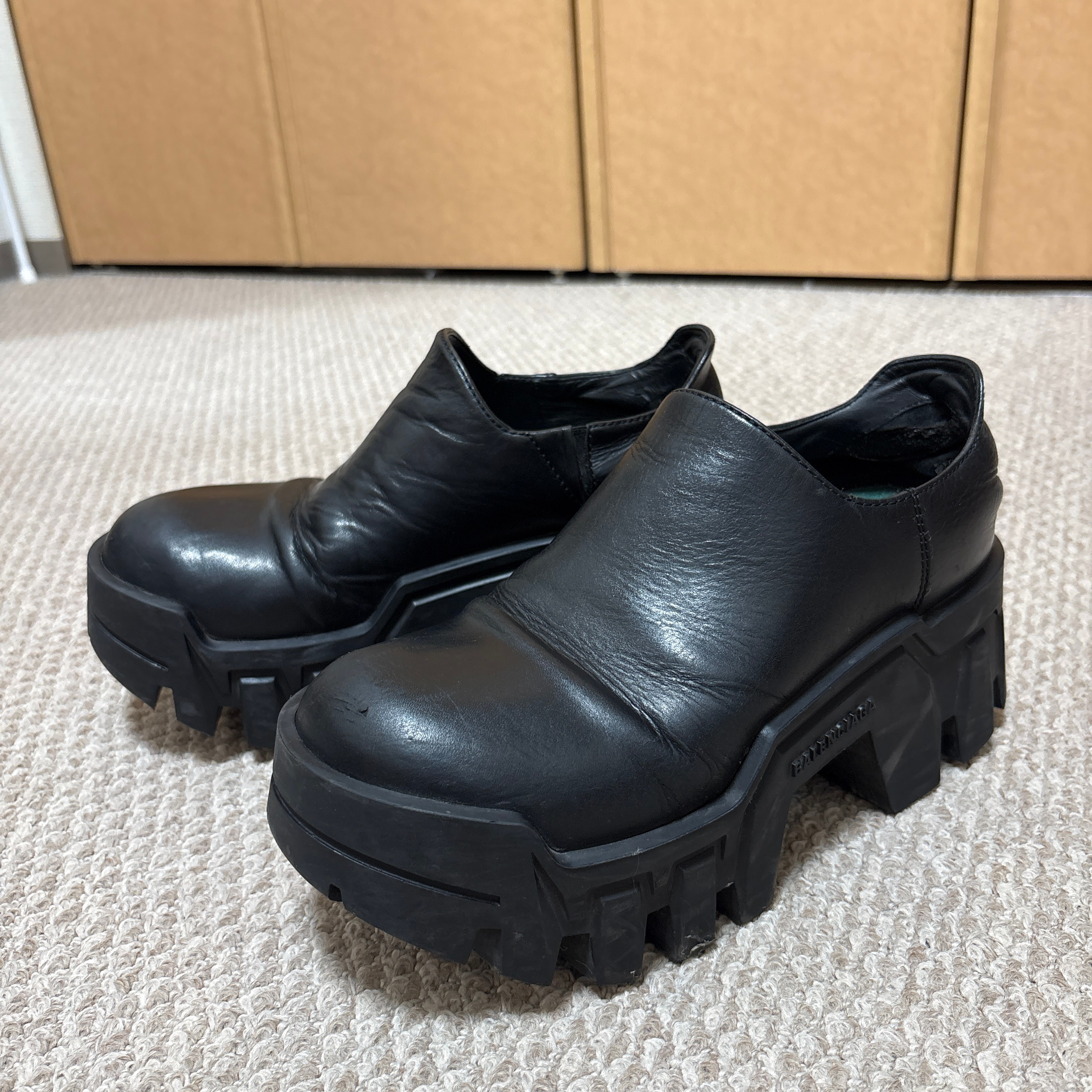 BALENCIAGA Bulldozer Lace-up Boot "Black"
