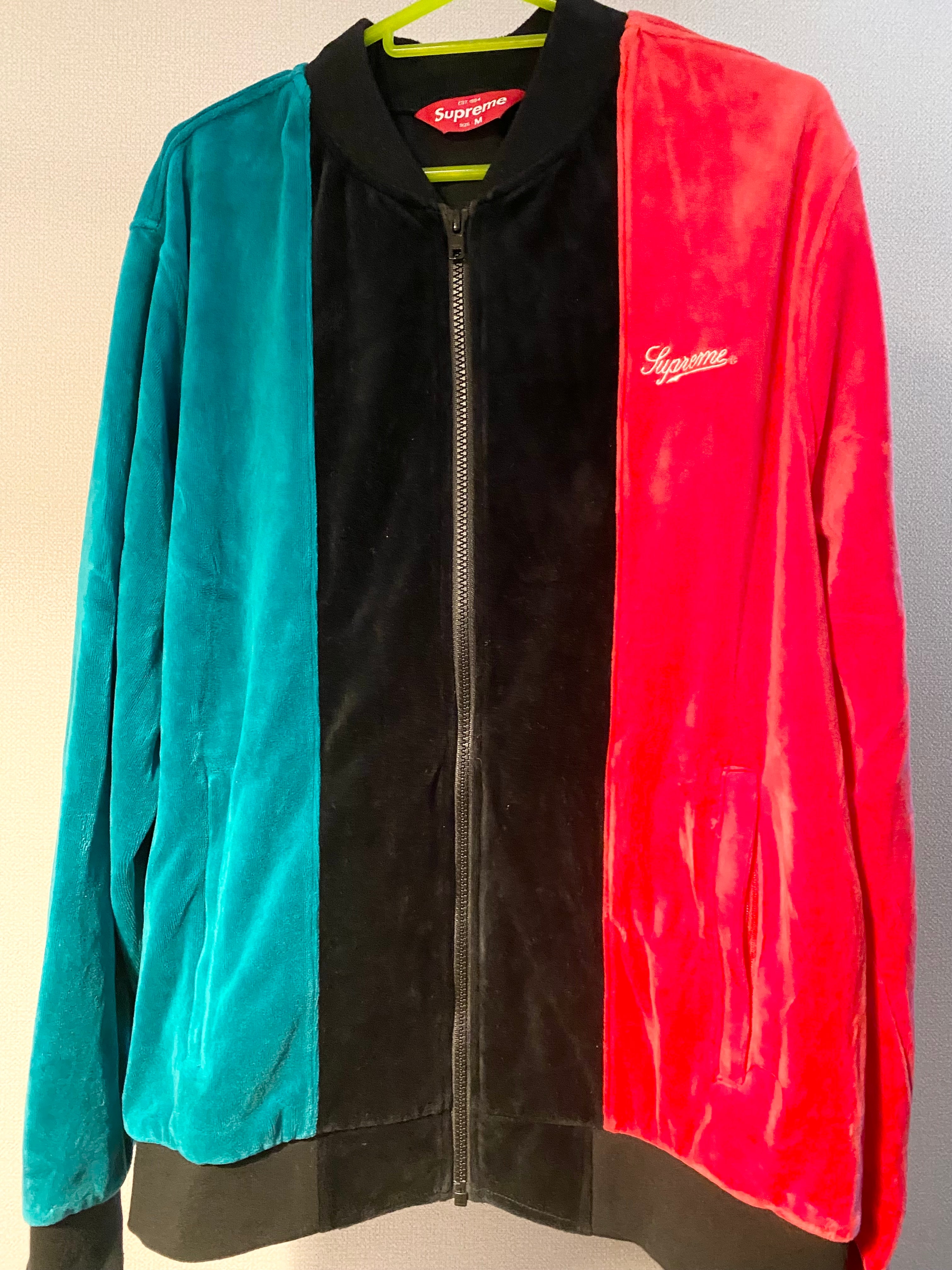 Supreme velour zip up jacket Track Pant