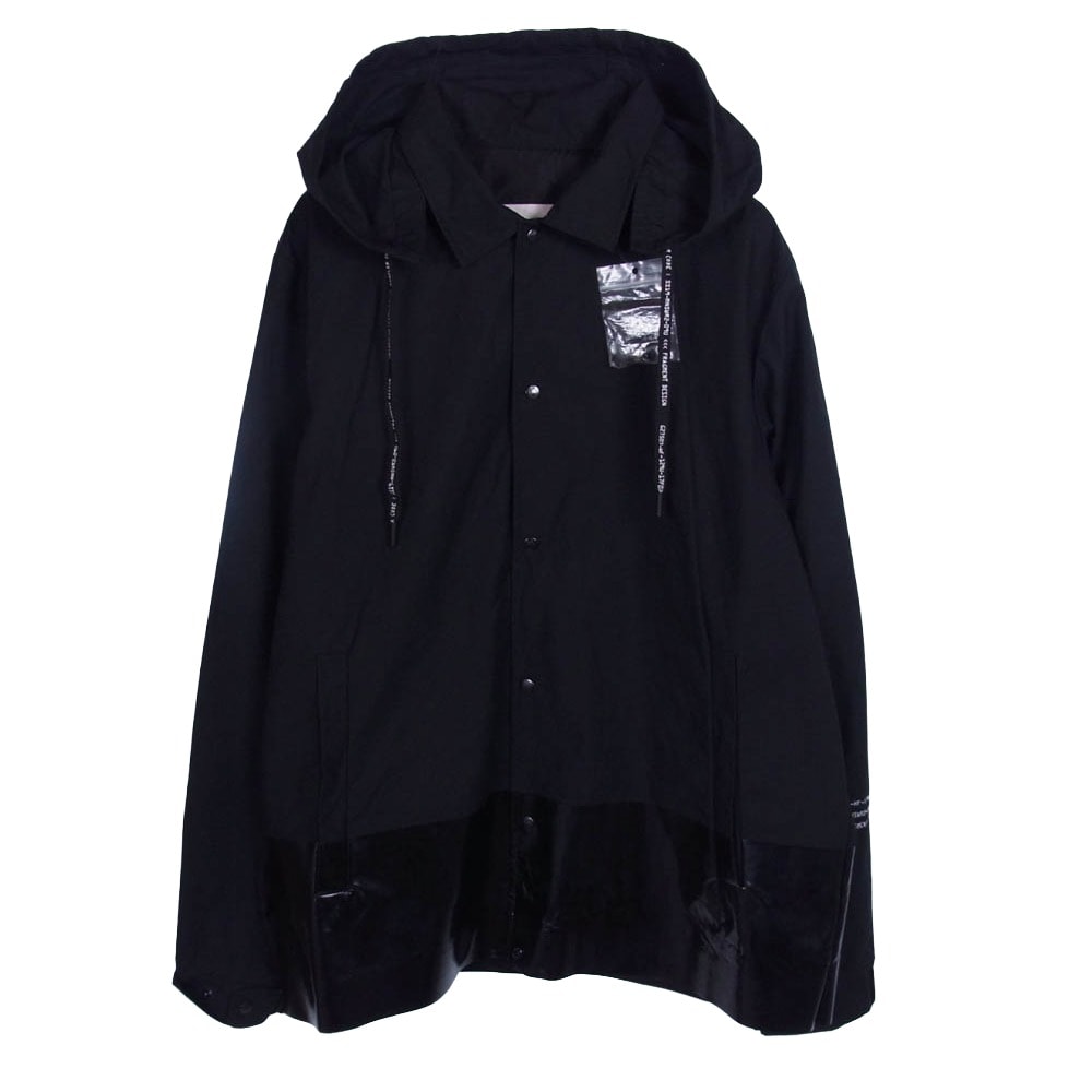 MONCLER モンクレール ジャケット E109U4100250 GENIUS FRAGMENT SKA GIUBBOTTO ジーニアス フラグメント フーデッド コーチジャケット ブラック系 4【中古】